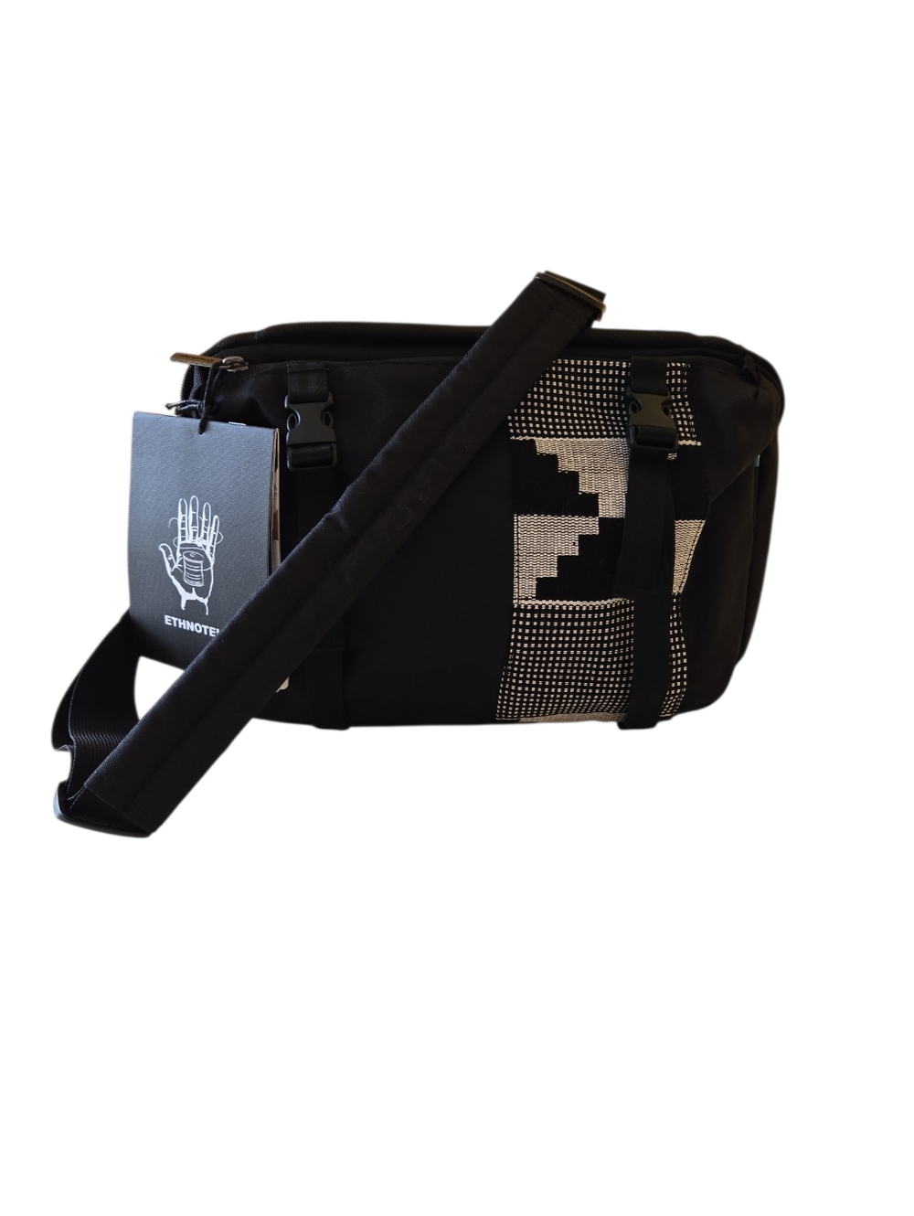 Ethnotek Kente Somanya Sling 13 Shoulder Crossbody Laptop Bag 14” x 9.5” NWT